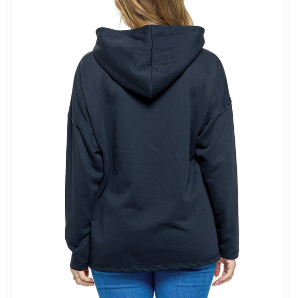 New Yak Yeti Black Hoodie with 🍄Mushroom sweatshirt ladies moon S/M L/XL boho - Picture 3 of 3